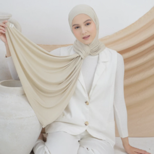 PASHMINA RAYON TENCEL PREMIUM MILKY BEIGE