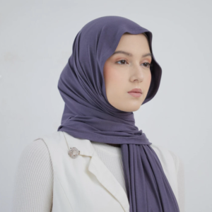 PASHMINA RAYON TENCEL PREMIUM MISTY CHARCOAL